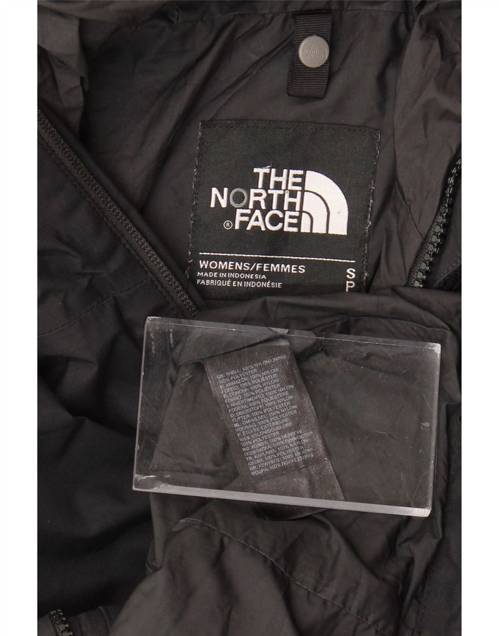THE NORTH FACE Ženska kišna jakna s kapuljačom UK 10 Mali crni poliester