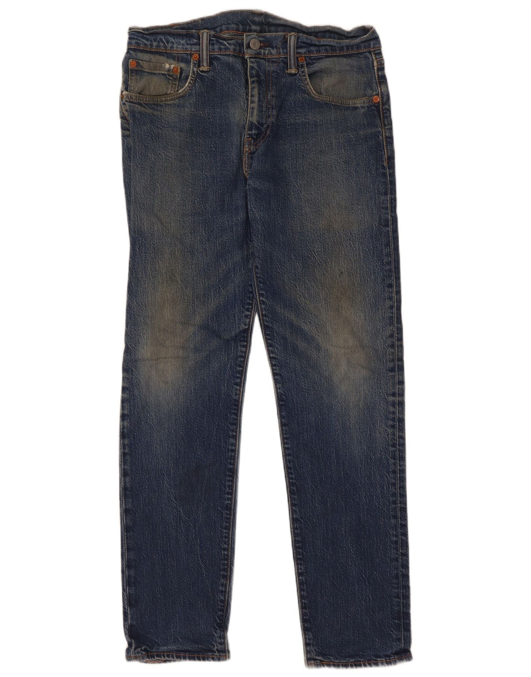 Levi's muške uske traperice W30 L32 plavi pamuk