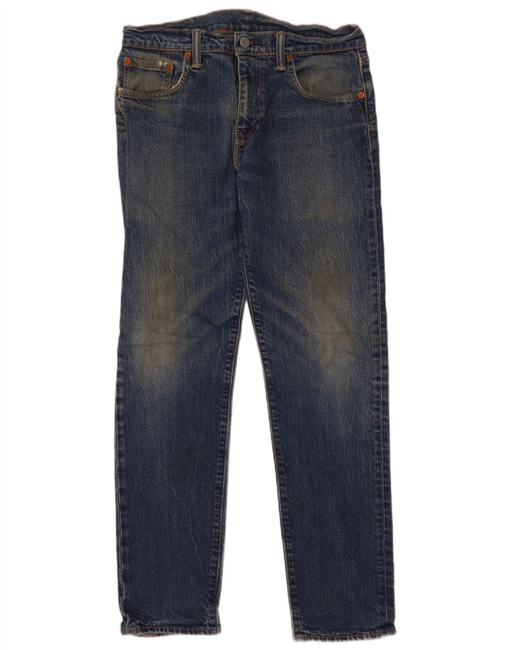 Levi's muške uske traperice W30 L32 plavi pamuk