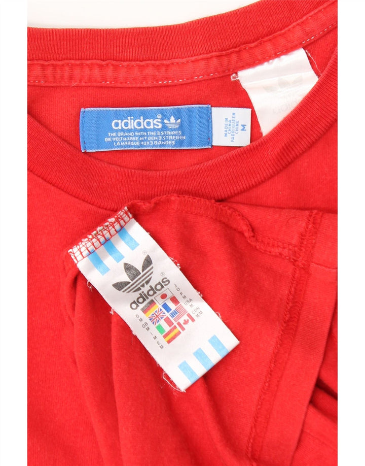 Adidas muška majica kratkih rukava srednje veličine, crveni pamuk
