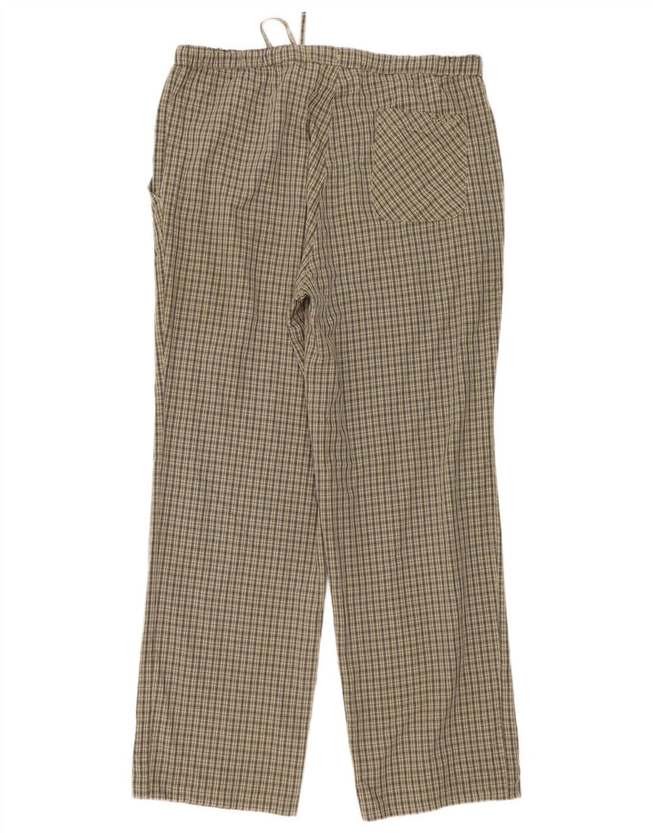 Rohan ženske ravne chino hlače srednje veličine W30 L30 kaki karirani poliester