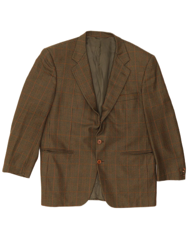 Galtrucco muška jakna Regular Fit sako IT 50 Large kaki houndstooth