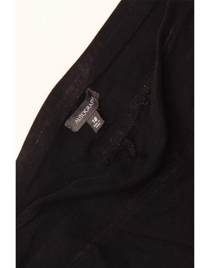 Marks & Spencer ženske autograph tajice UK 18 XL crne