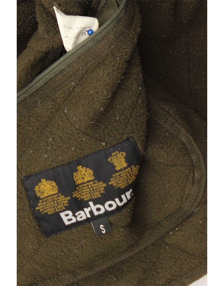 Barbour muška prošivena jakna UK 36 mali zeleni poliamid