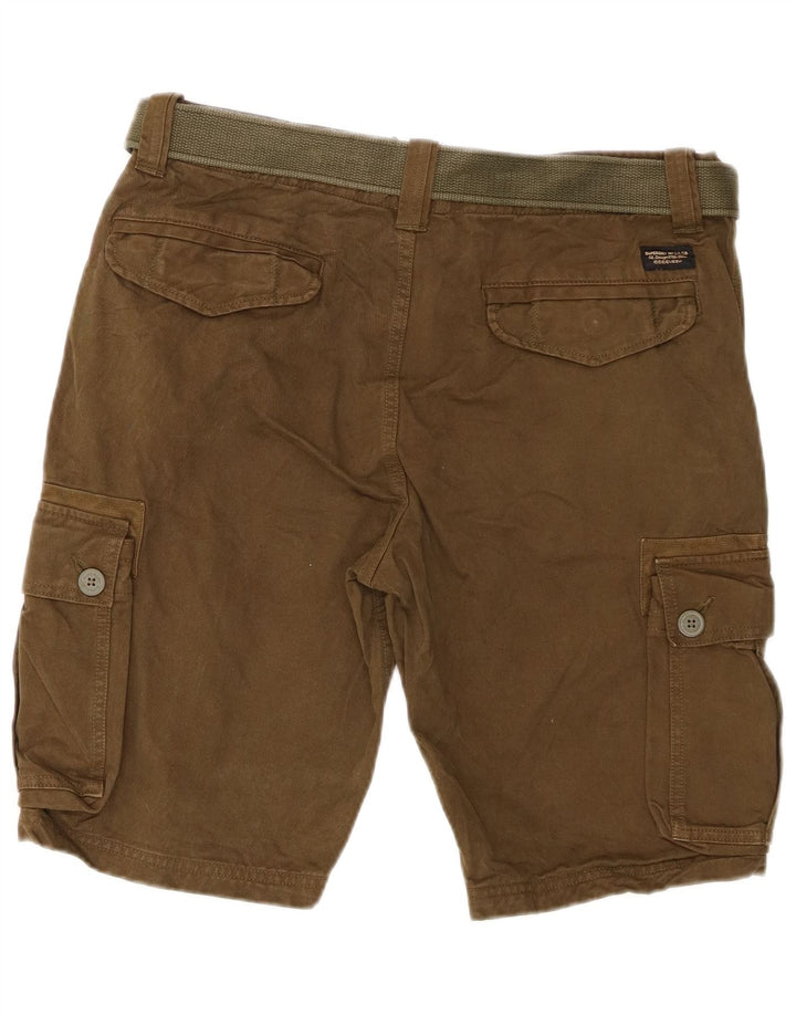 Superdry muške kargo kratke hlače W32, srednji kaki pamuk