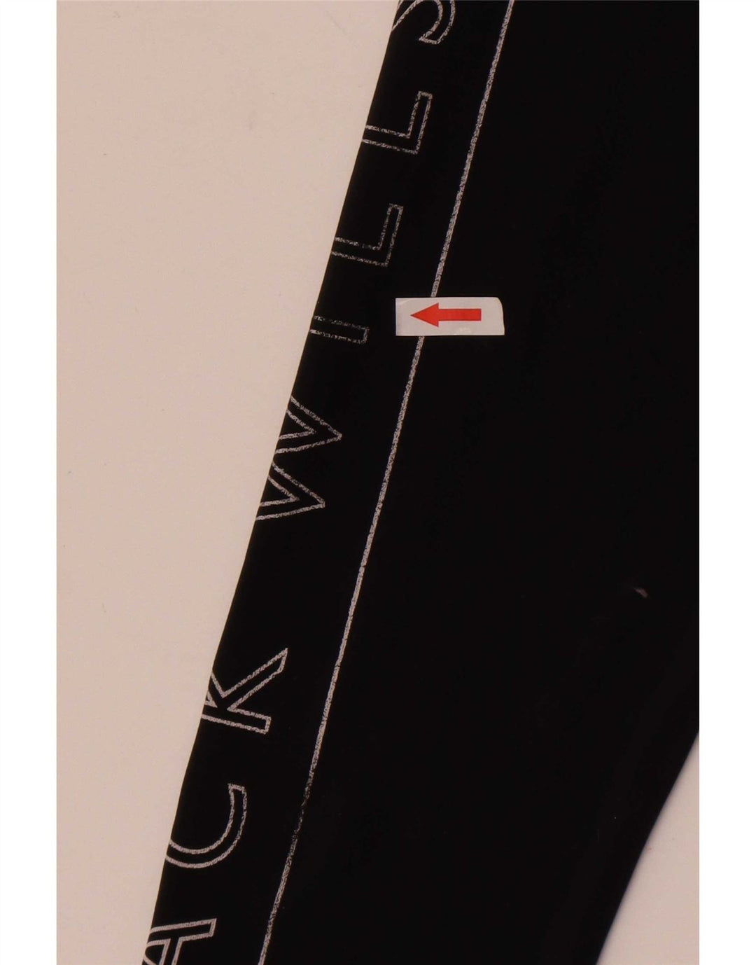 Jack Wills Ženske grafičke tajice UK 12 Srednji crni poliester
