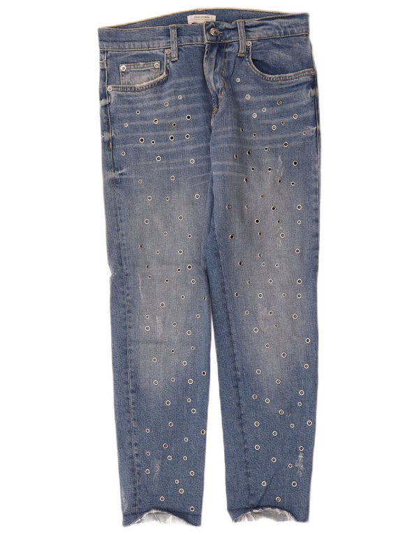 Zara ženske uske traperice EU 34 2XS W24 L26 plave točke