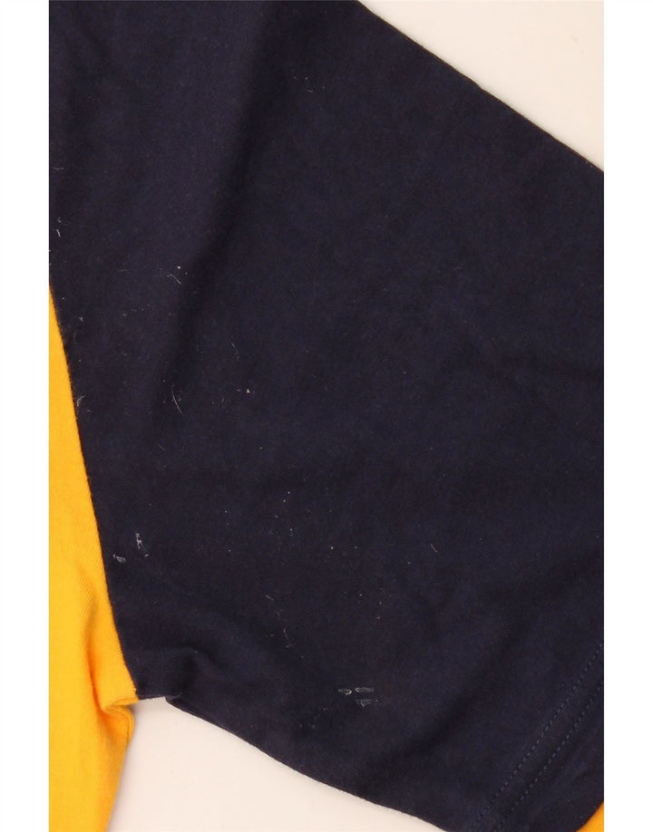 KAPPA Muška majica kratkih rukava s grafičkim motivima, veliki pamuk u žutoj boji