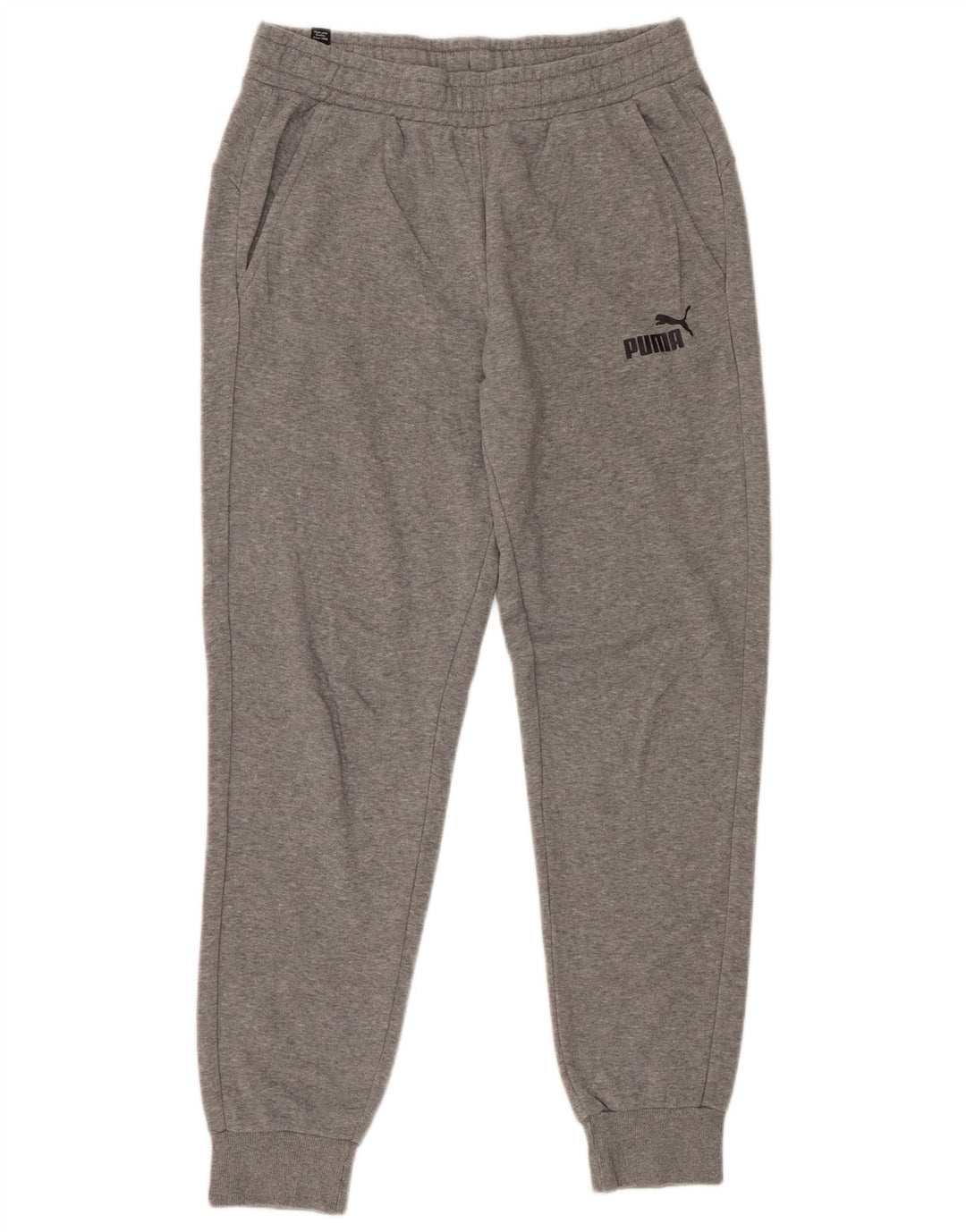 PUMA Mens Tracksuit Trousers Joggers Medium Grey Flecked