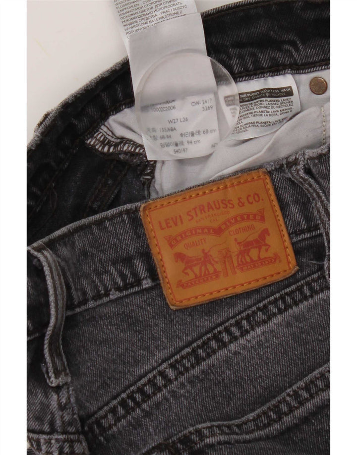 Levi's ženske ravne traperice W27 L26 sivi pamuk