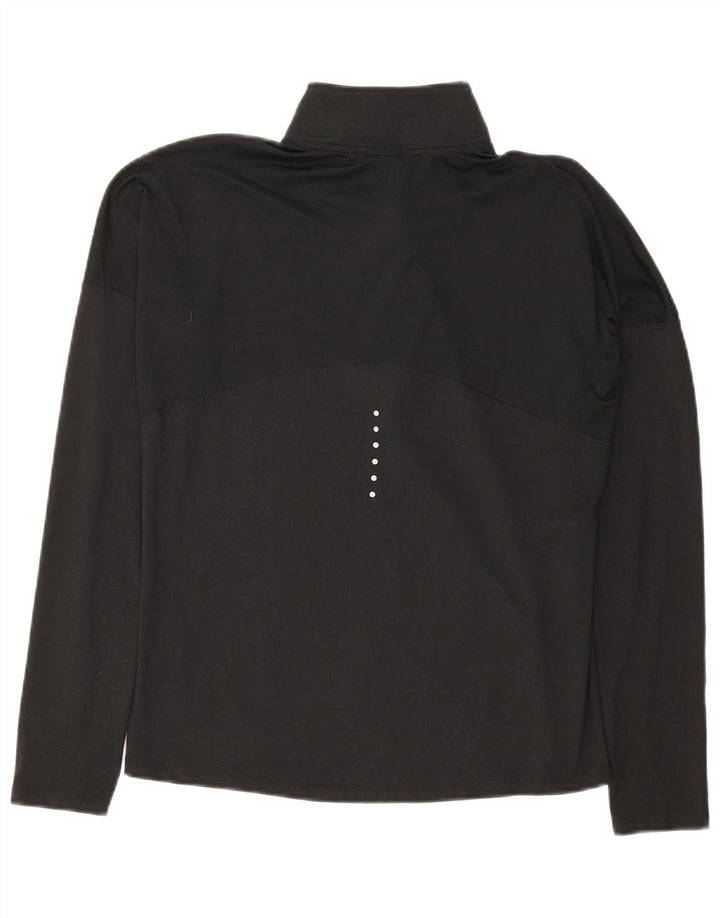 Nike Ženska trenirka Dri Fit Zip Neck Top UK 10 Small Black