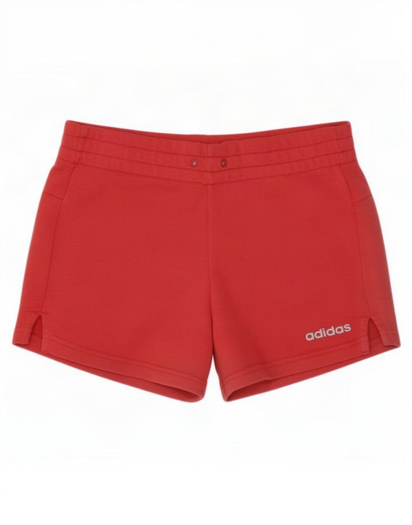 Adidas ženske sportske kratke hlače UK 4/6 XS crveni pamuk