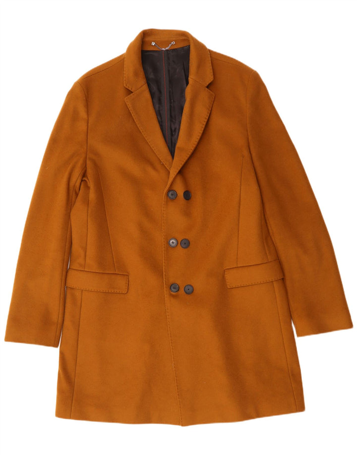 Hugo Boss muški kaput s dvorednim kopčanjem IT 56 3XL smeđa vuna