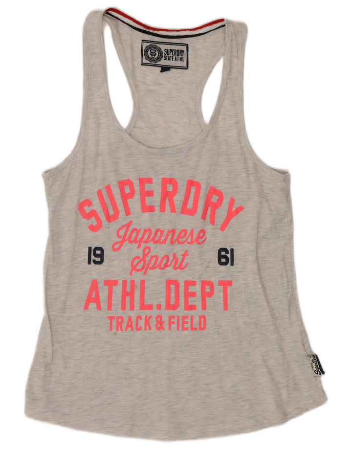 Superdry muški grafički gornji dio prsluka mali sivi flekasti poliester