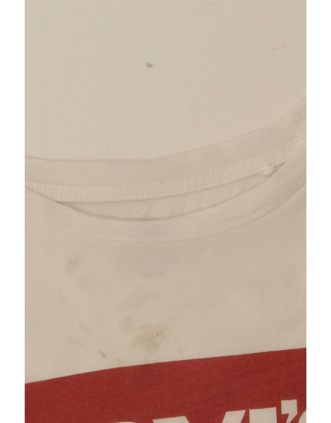 Gornja ženska majica kratkih rukava Levi's s grafičkim motivima UK 12 Srednje bijeli pamuk