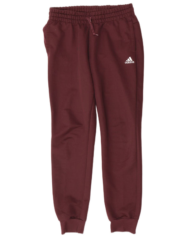 Adidas Ženska trenirka Hlače Joggers UK 8/10 Male bordo poliester