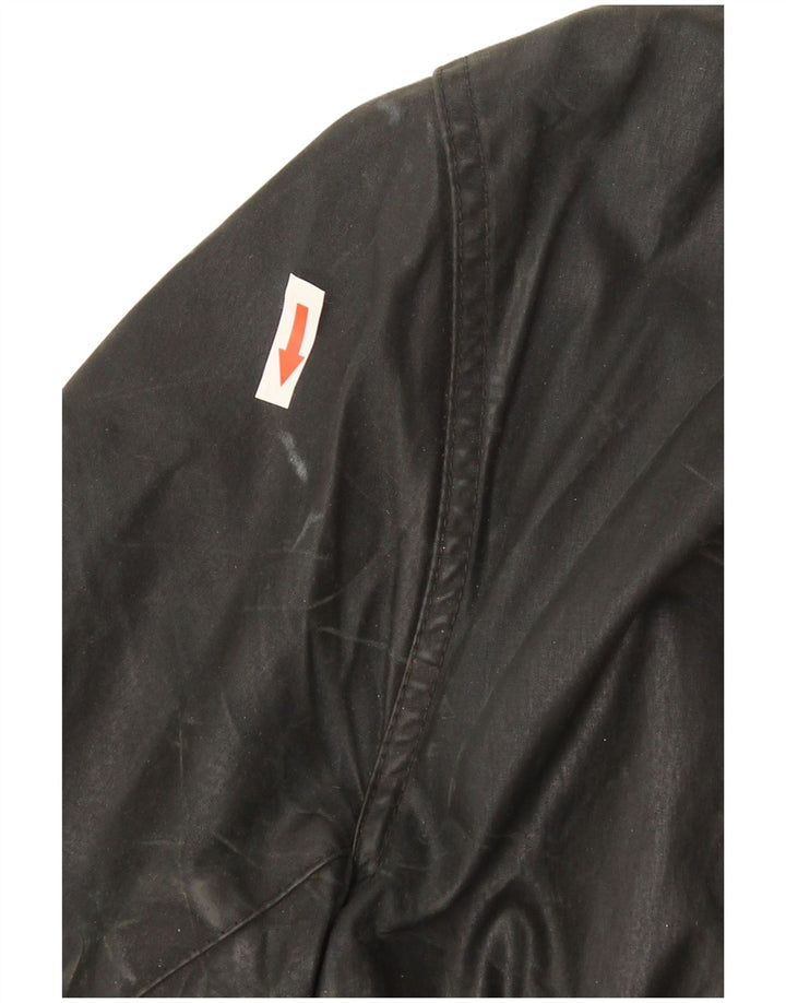 Barbour muški kaput od voštanog pamuka s rubom UK 36, mali crni