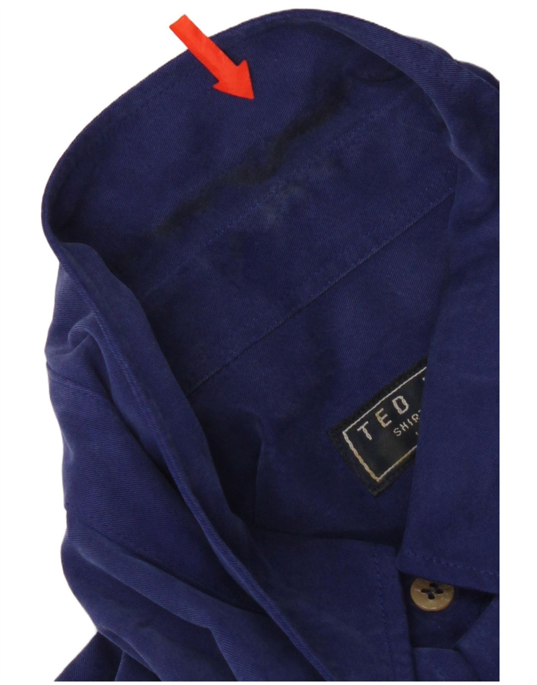 Ted Baker muška košulja veličina 4 Large Blue Polynosic