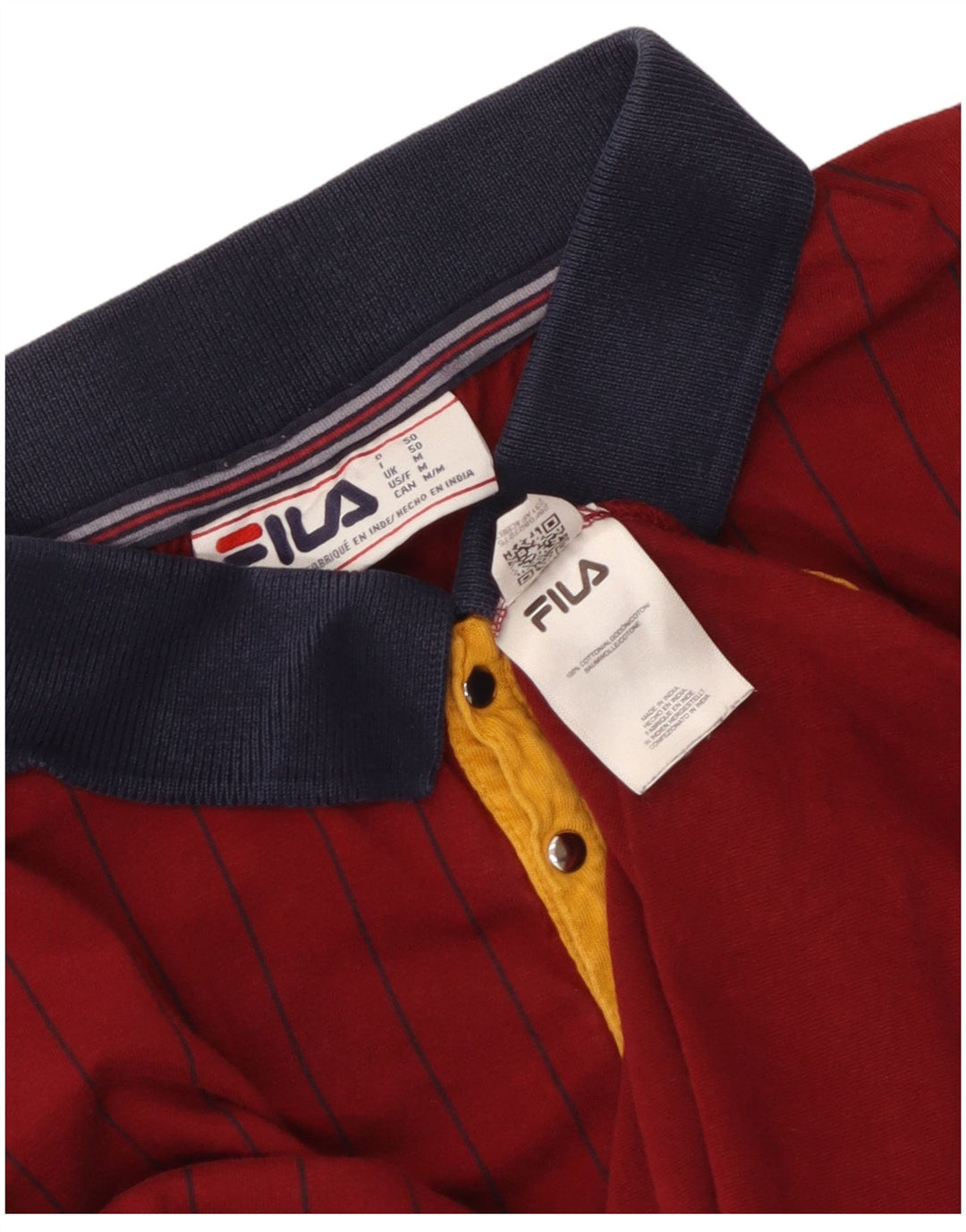 Fila muška polo majica srednje kestenjaste pruge, pamuk
