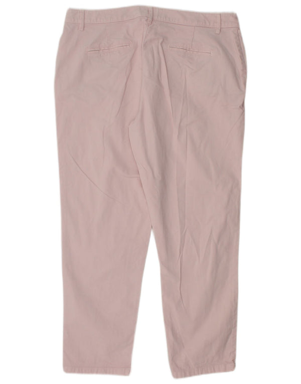 JOULES Ženske sužene chino hlače UK 14 Large W32 L25 Ružičasti pamuk