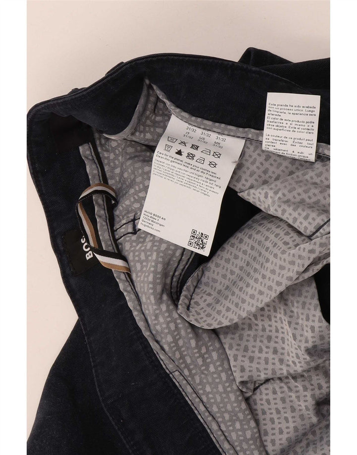 Hugo Boss muške uske traperice W31 L32 tamnoplavi liocel