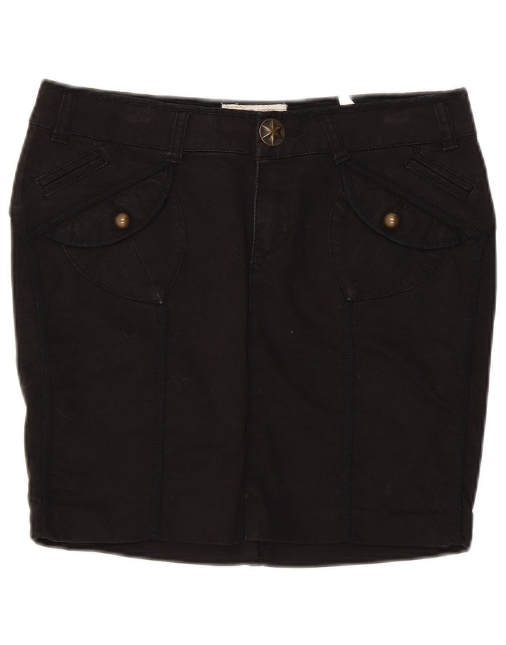 Guess ženska mini suknja W28 Srednje crni pamuk