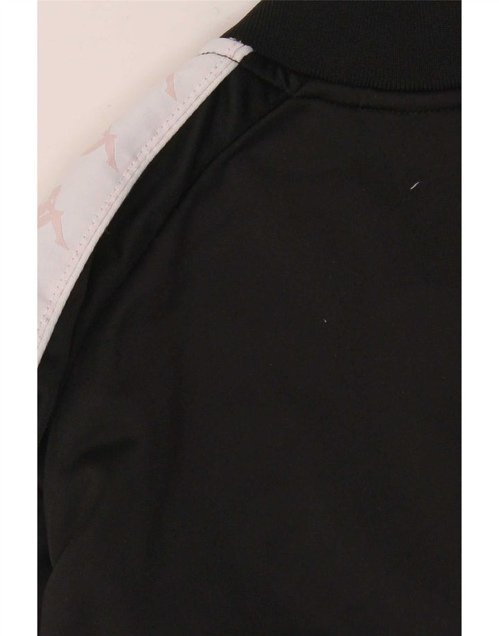 Gornja jakna trenirke Kappa Boys Graphic 13-14 Years Black Colourblock
