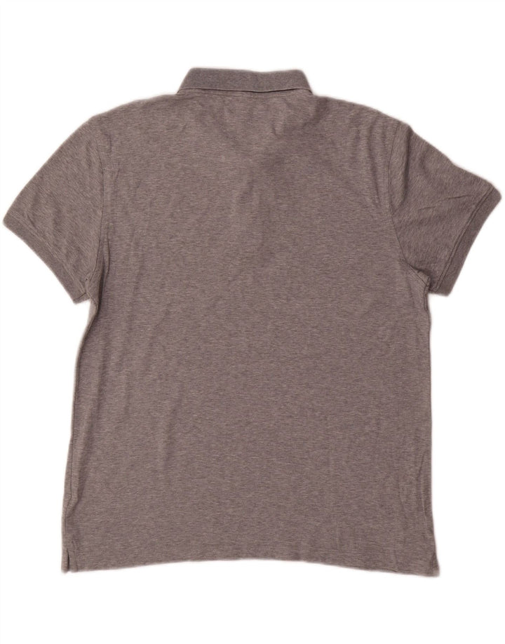 CALVIN KLEIN Muška polo majica srednje sivi flekasti pamuk