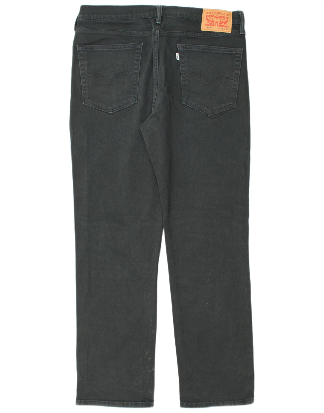 LEVI'S muške 514 ravne traperice W36 L32 crni pamuk