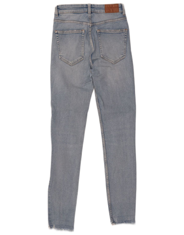 ZARA ženske uske traperice s oskudima EU 36 XS W26 L26 plave