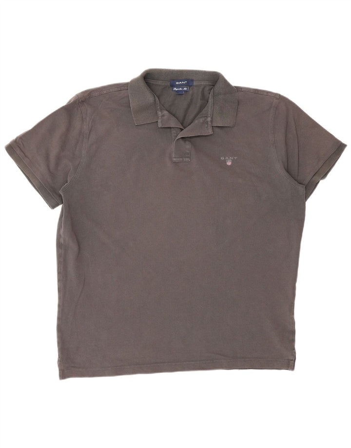 Gant muška polo majica standardnog kroja, veliki sivi pamuk