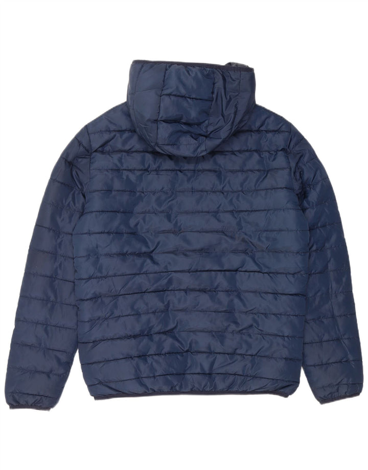 JACK & JONES Muška podstavljena jakna s kapuljačom UK 38 srednje tamnoplavi poliester