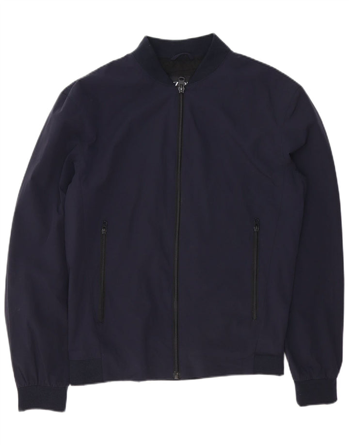 Zara muška bomber jakna UK 38 srednje tamnoplavi najlon