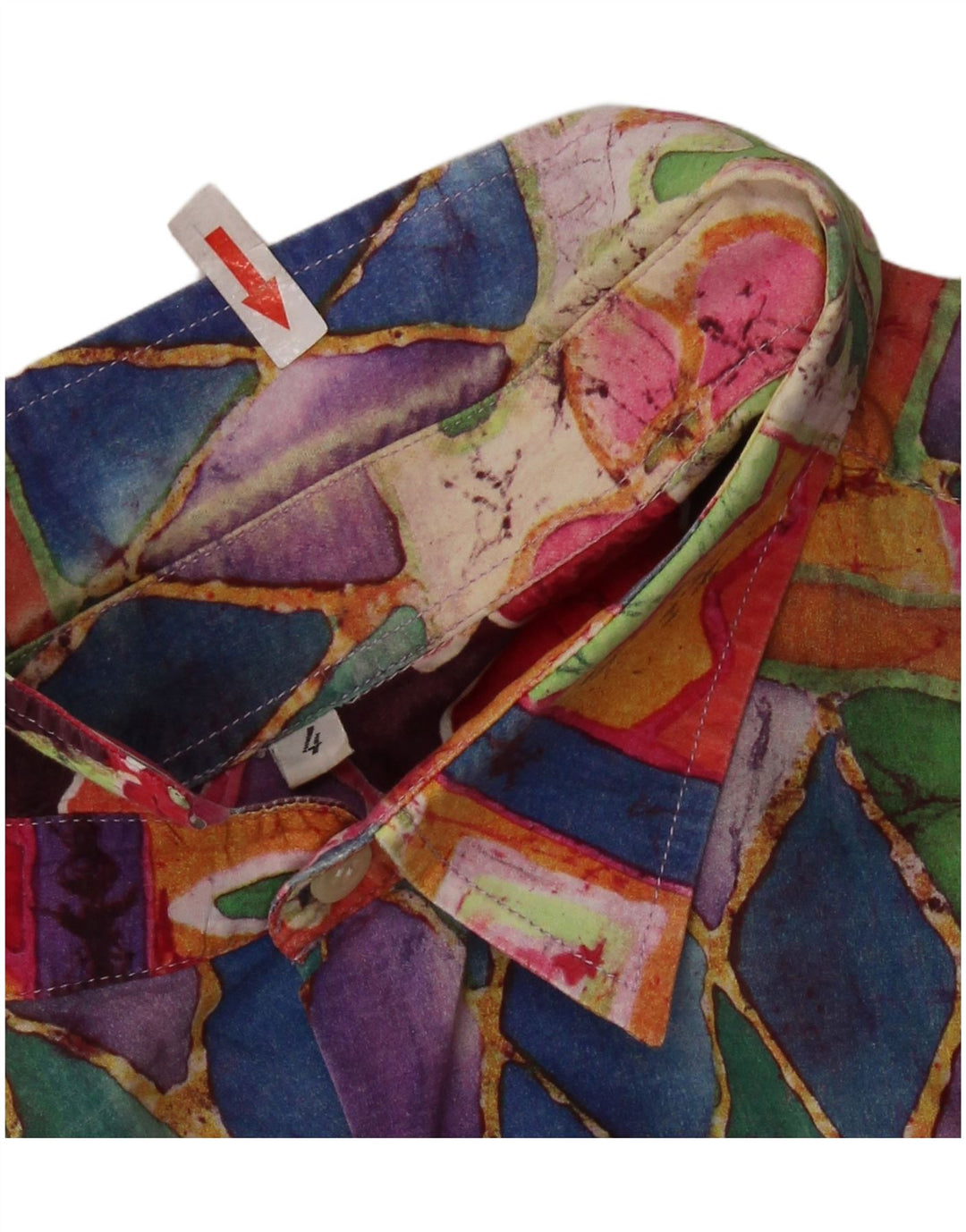 VINTAGE muška košulja kratkih rukava velikih raznobojnih geometrijskih oblika