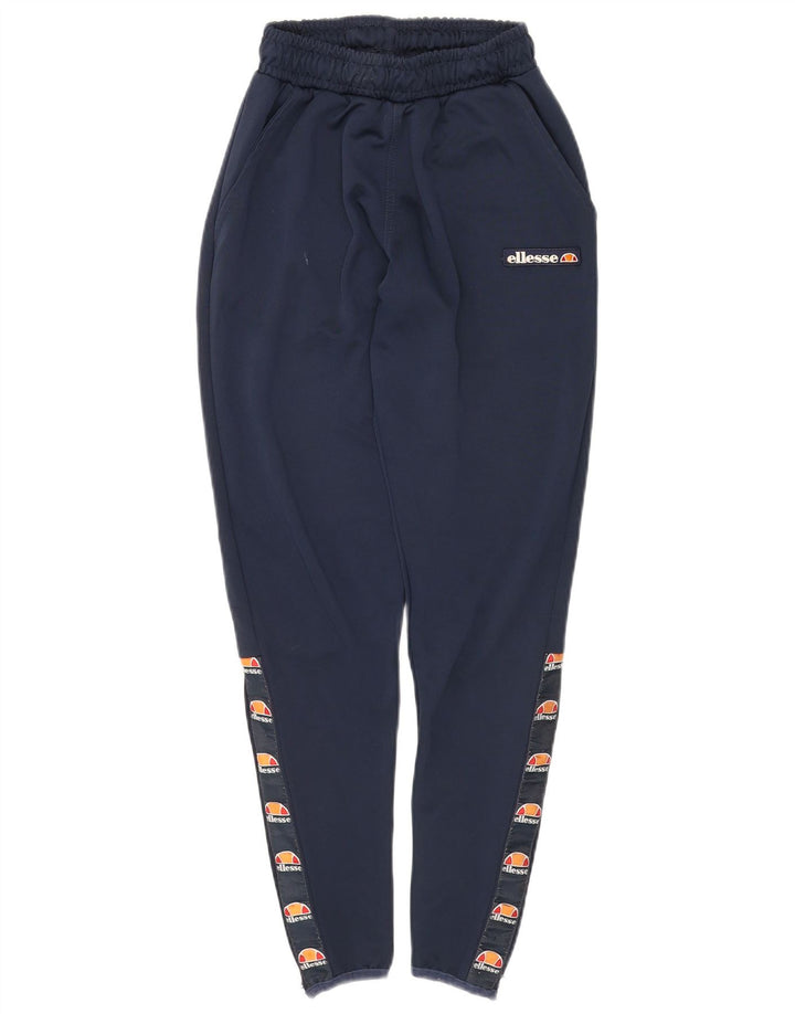 ELLESSE Ženske Graphic Trenirke Hlače UK 6 XS tamnoplavi poliester