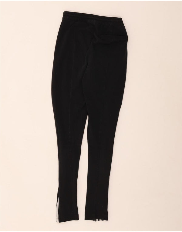 ADIDAS Ženske trenirke Hlače UK 8 Male crne poliesterske