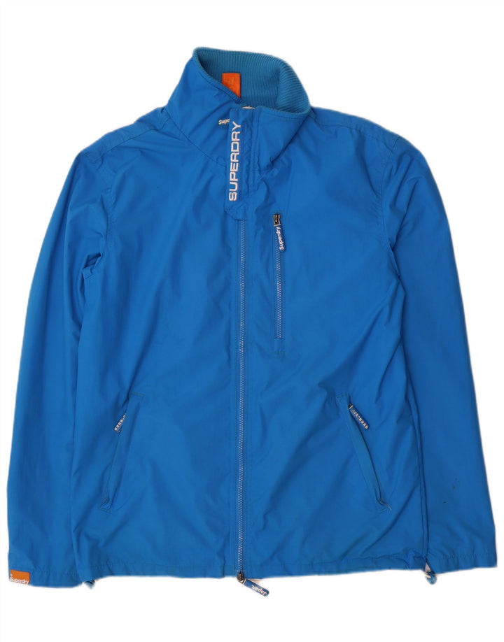 Superdry Mens The Windhiker Windbreaker Jakna UK 38 srednje plavi najlon