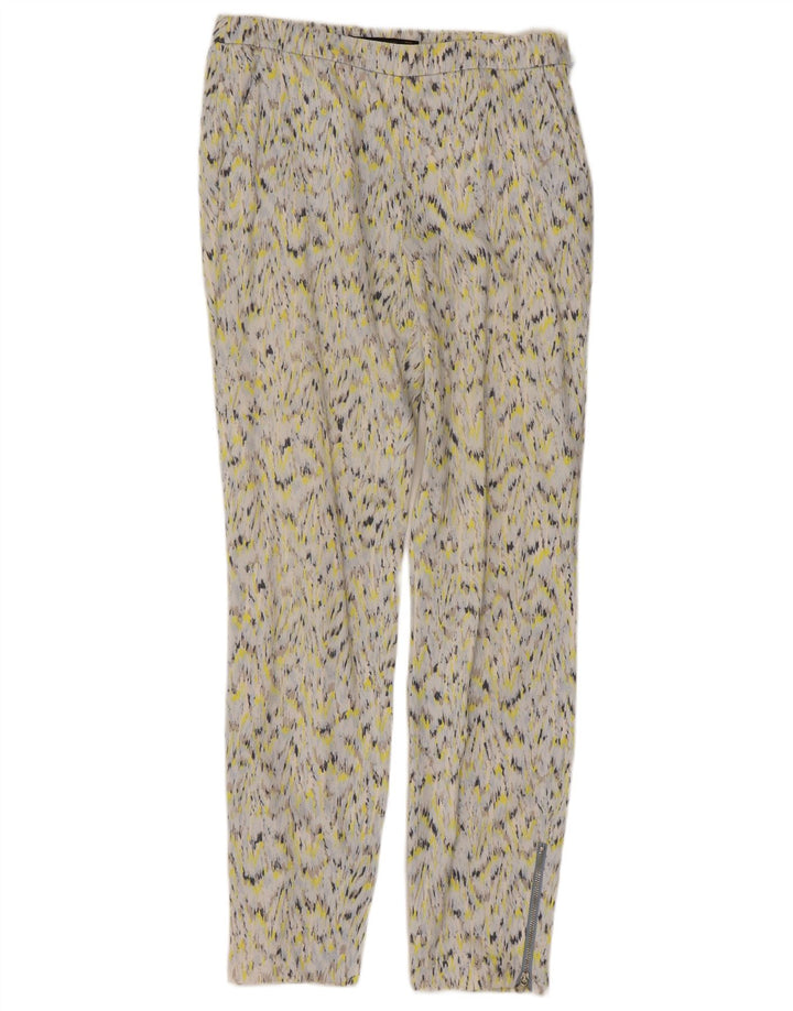 ZARA ženske chino hlače s apstraktnim uzorkom, male W26 L26 Višebojne