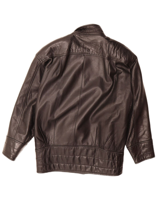 Danier ženska prevelika kožna jakna UK 6 XS crna