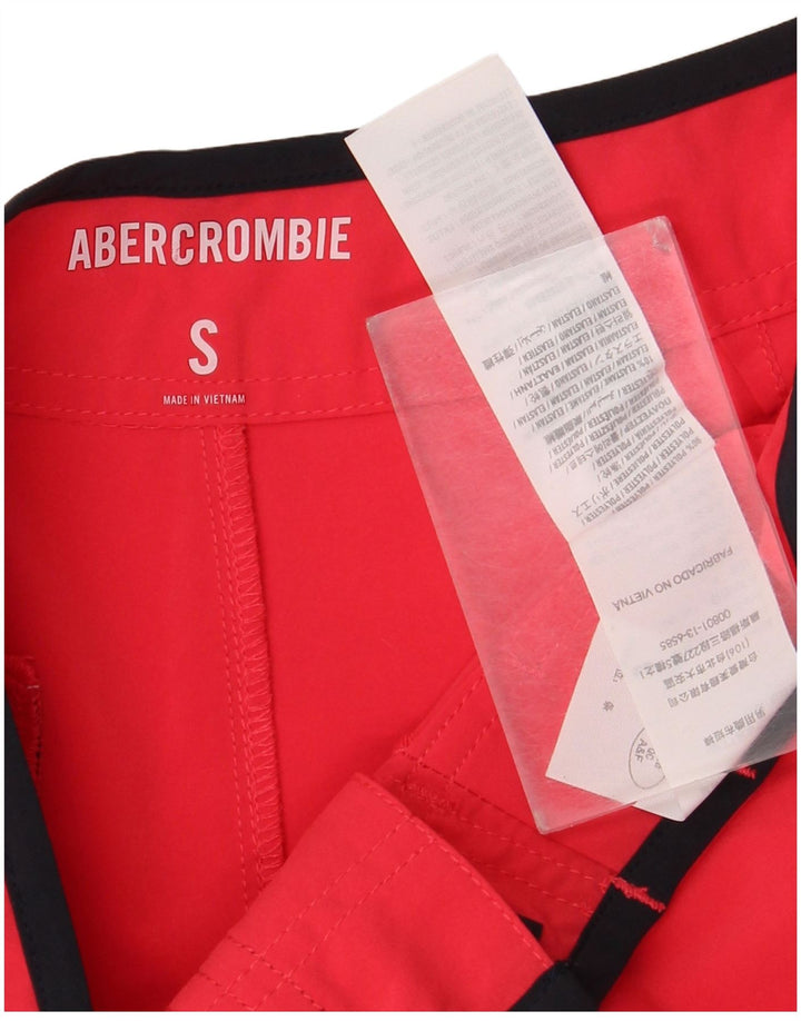 Abercrombie & Fitch muške kratke hlače za kupanje male ružičaste poliesterske boje