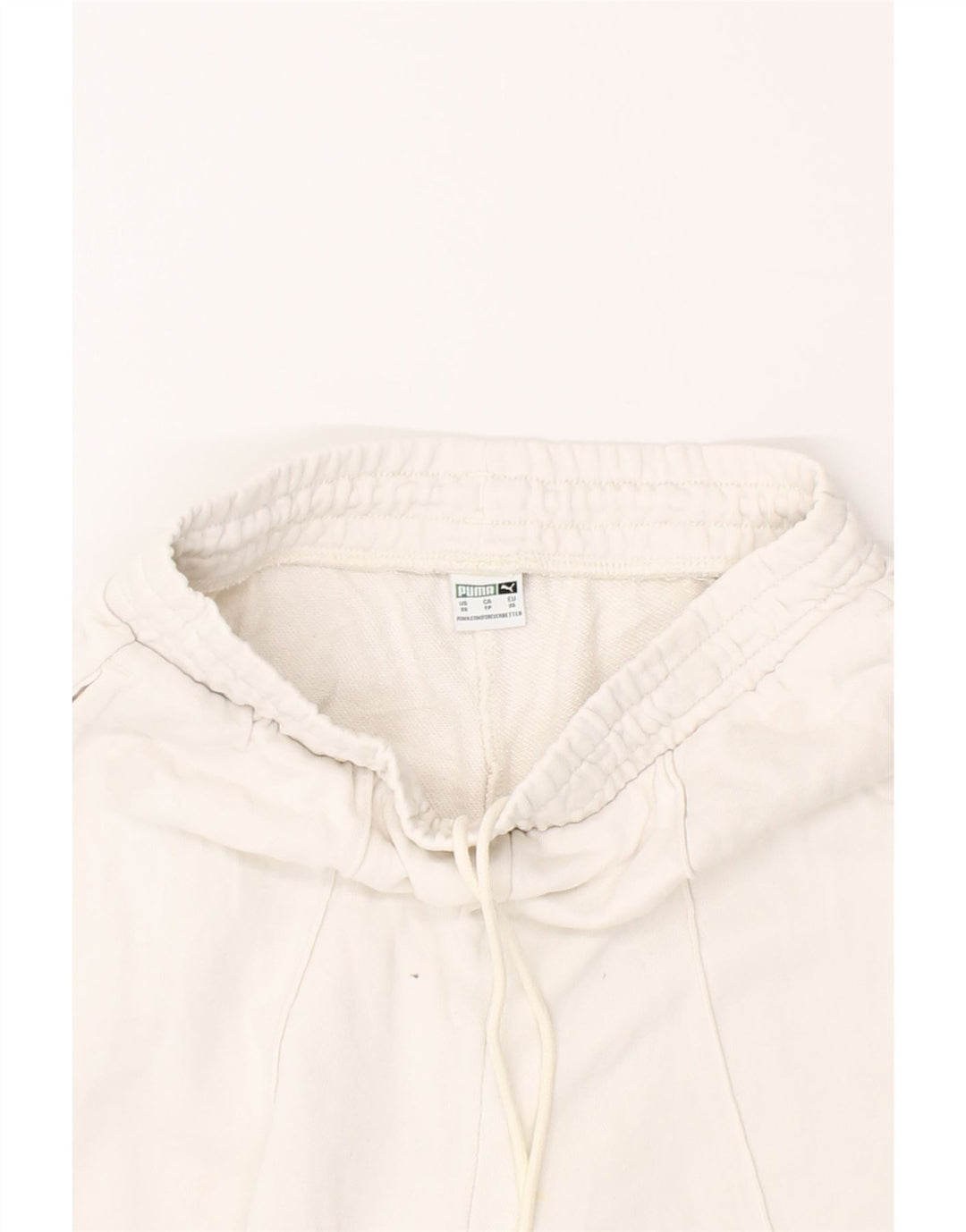 PUMA Womens Tracksuit Trousers UK 6 XS  White Vintage Puma and Second-Hand Puma from Messina Hembry 