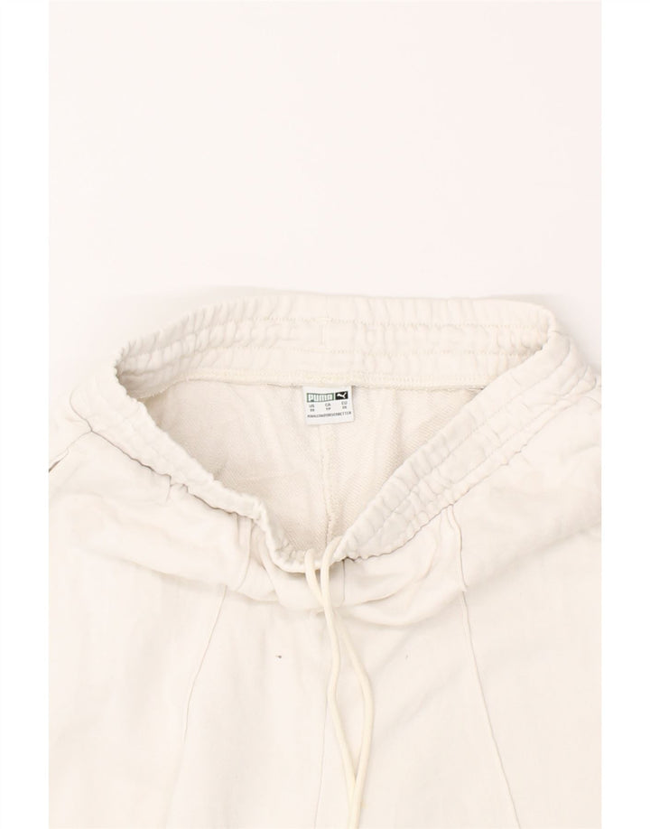 PUMA Womens Tracksuit Trousers UK 6 XS  White Vintage Puma and Second-Hand Puma from Messina Hembry 
