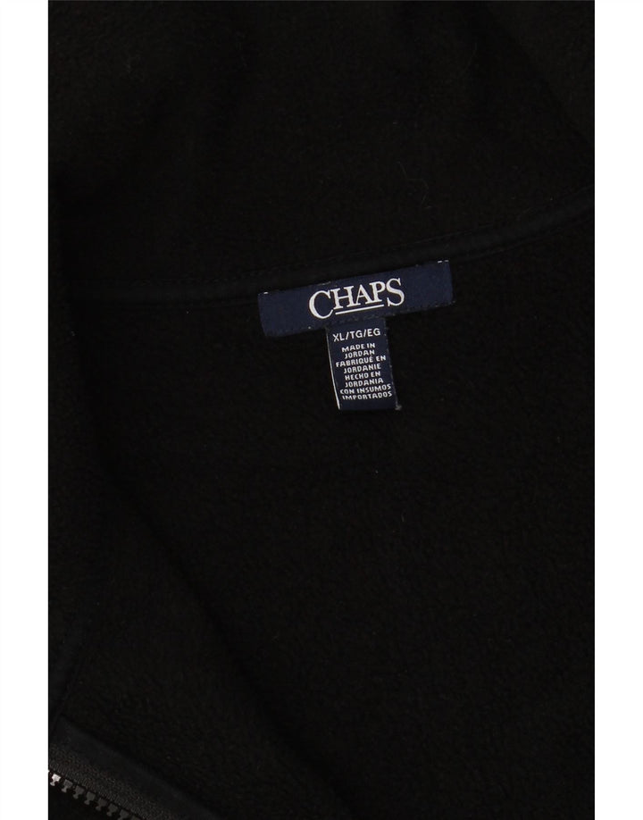 CHAPS Womens Fleece Gilet UK 18 XL Black Polyester