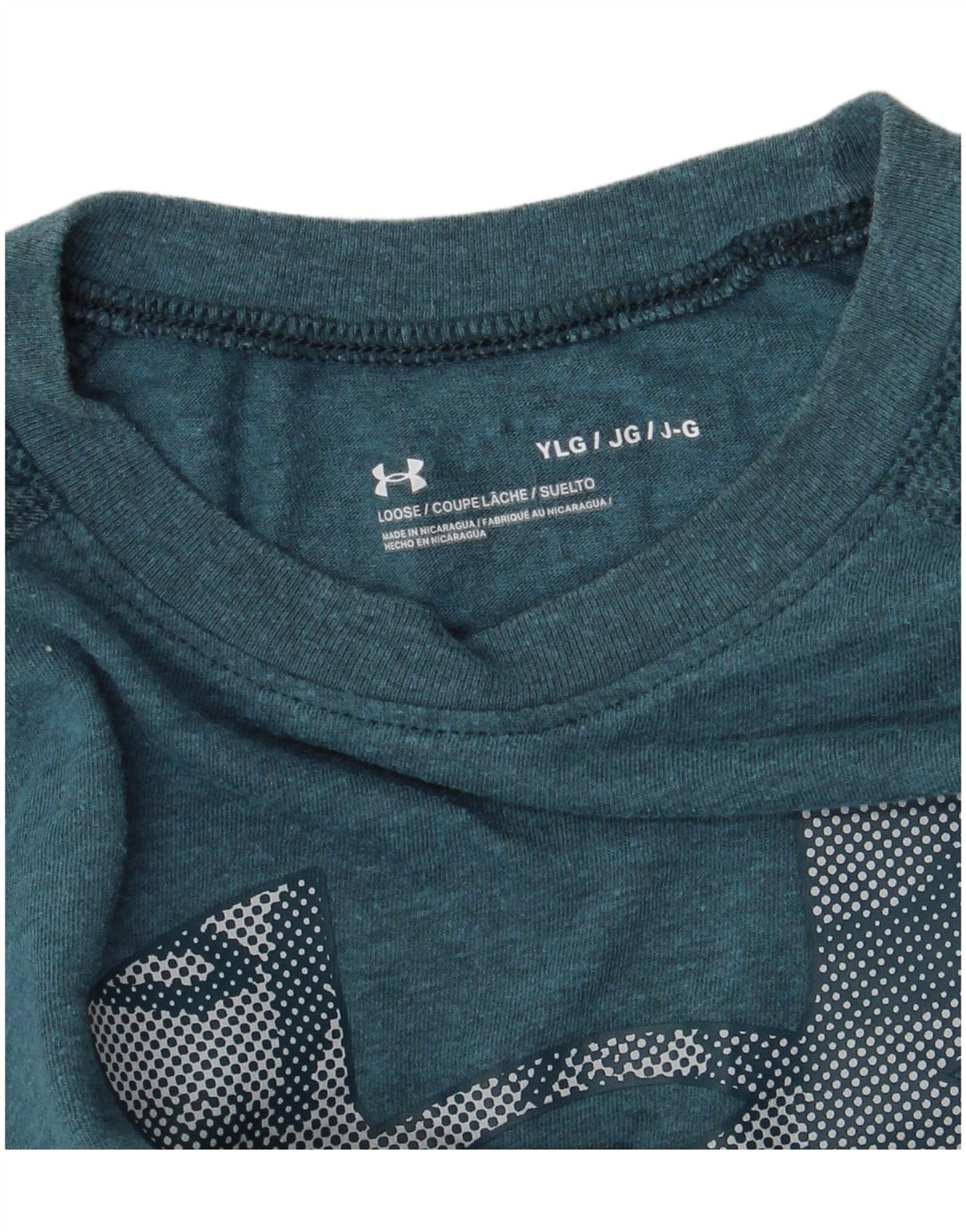 Under Armour majica s grafičkim motivima za dječake 11-12 godina velika plava