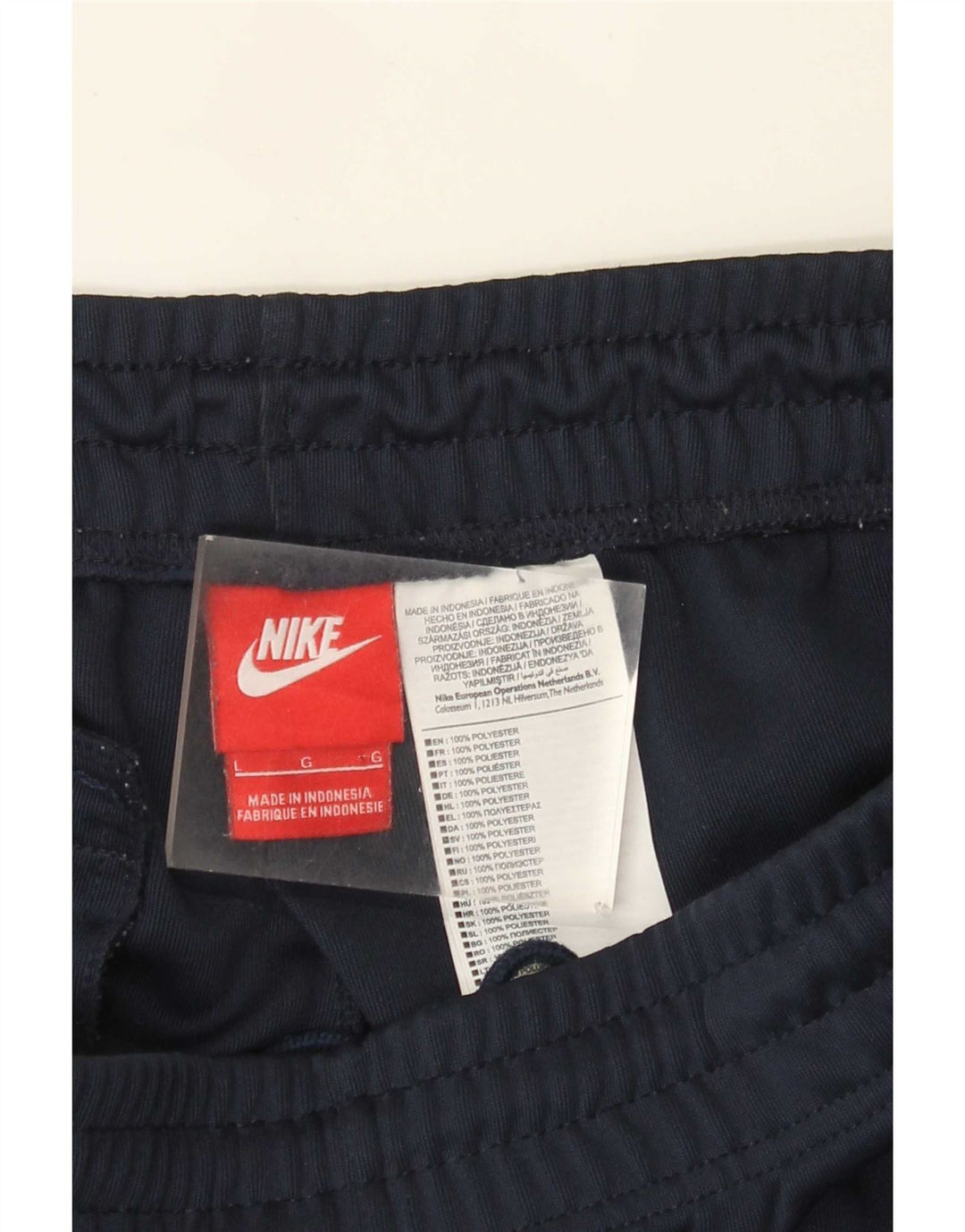 Nike muške trenirke Hlače Joggers Large tamnoplavi poliester u boji