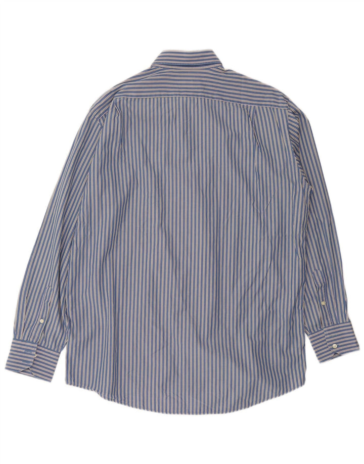 LACOSTE Muška košulja, veličina 42, pamuk s velikim plavim prugama