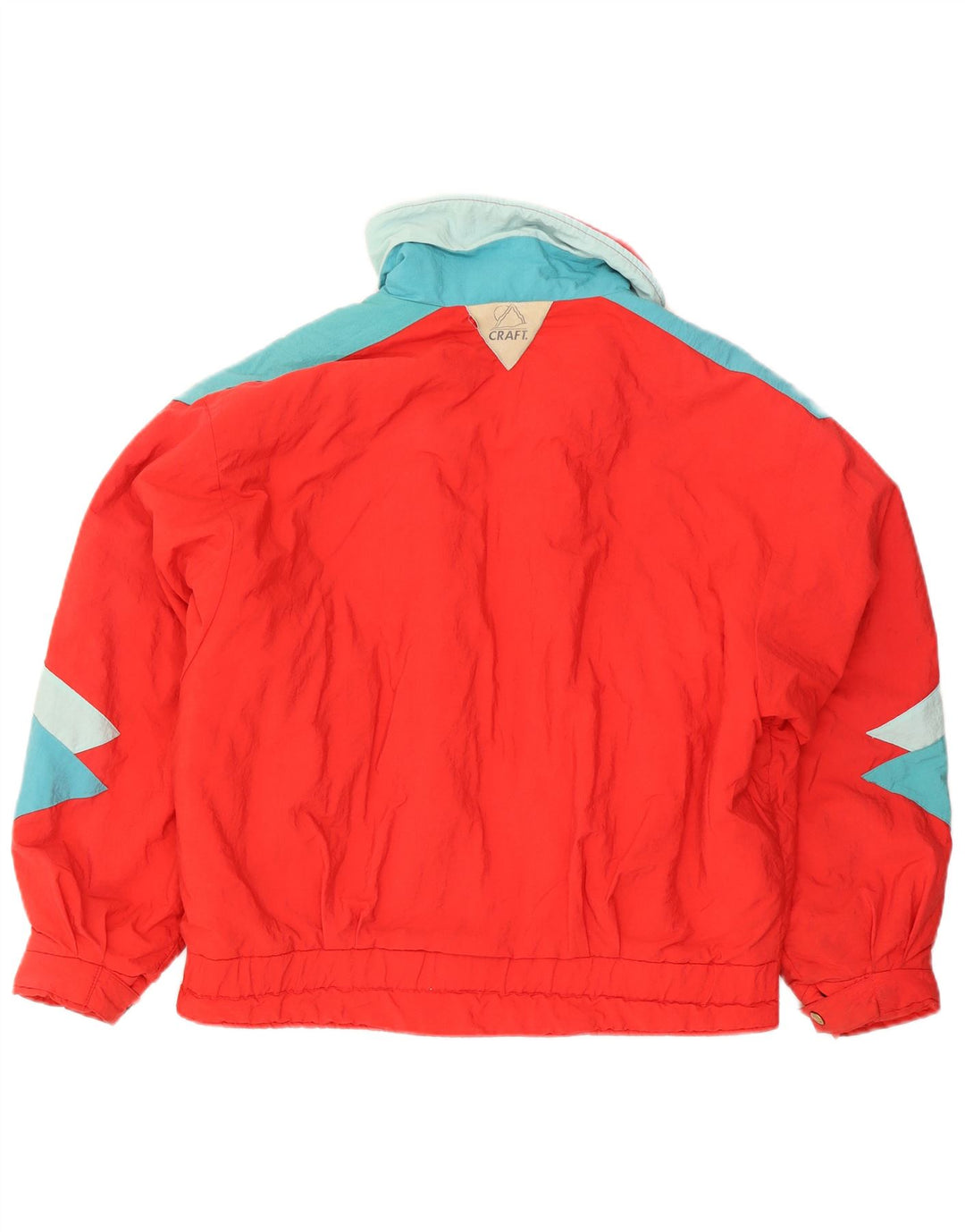 Vintage ženska skijaška jakna UK 20 2XL Red Colourblock