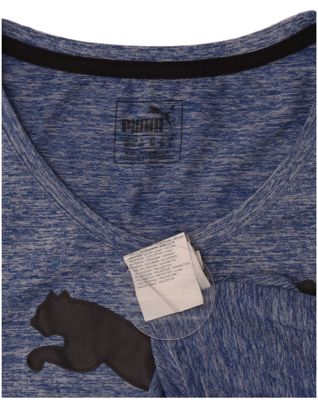 Puma ženska majica kratkih rukava s grafičkim motivima UK 8 Small Blue Flected Polyester