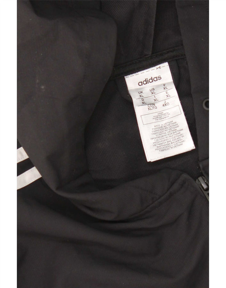 Adidas muška trenirka s kapuljačom, gornja jakna XL, crni poliester