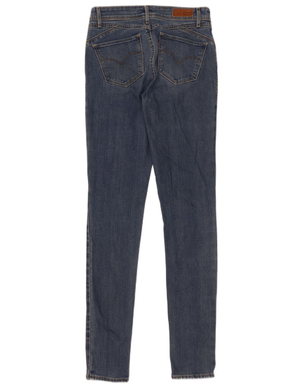 Levi's ženske uske traperice W25 L34 plavi pamuk